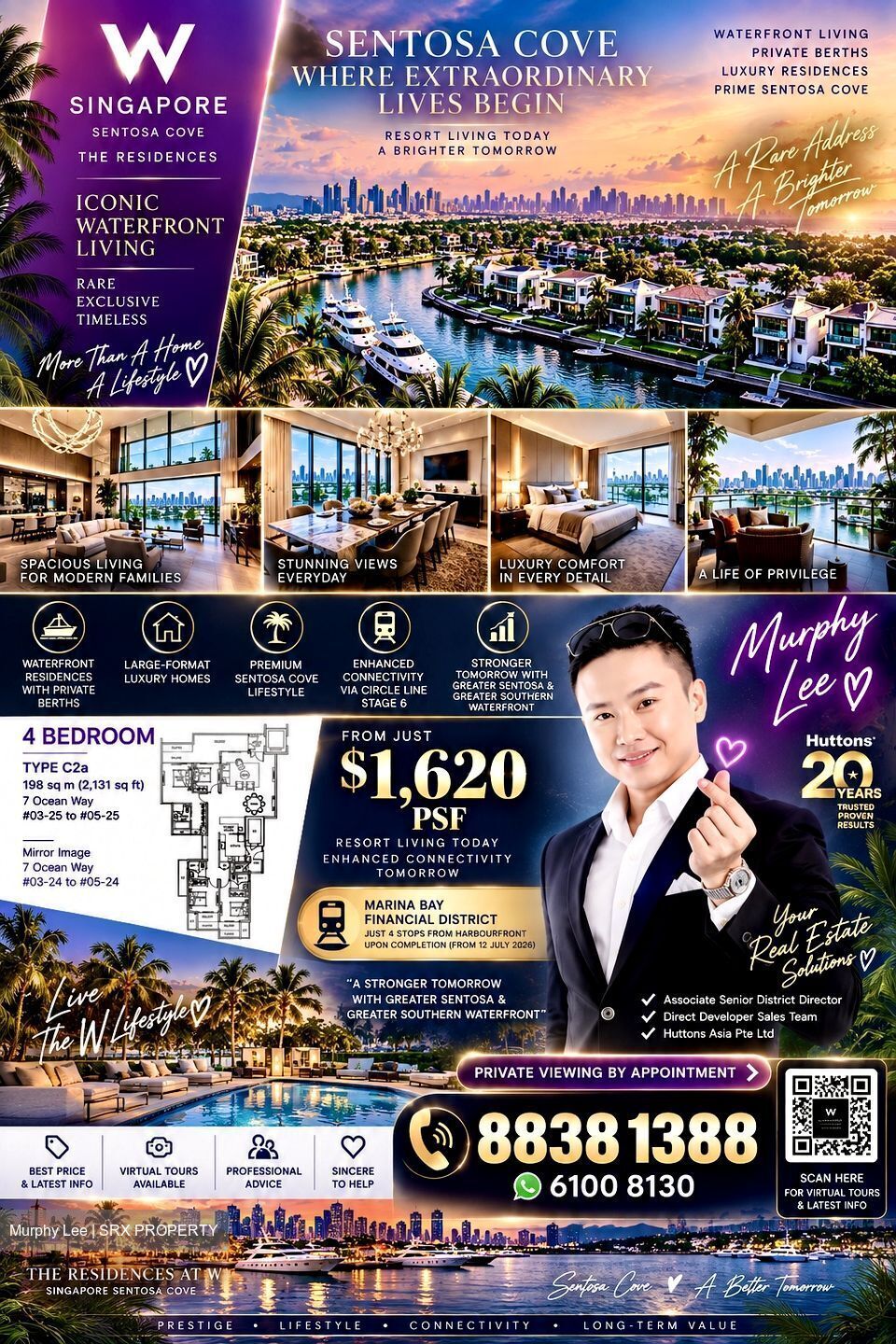 The Residences at W Singapore Sentosa Cove (D4), Condominium #617501911